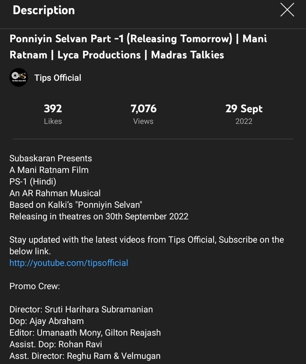 umak_mony's tweet photo. It's a big dream.. when the opportunity presented itself.. i took it to make it a reality.
@srutihari @LycaProductions @MadrasTalkies_ 
#PonniyinSelvan1 #ManiRatnam https://t.co/yJBDkkkmQw