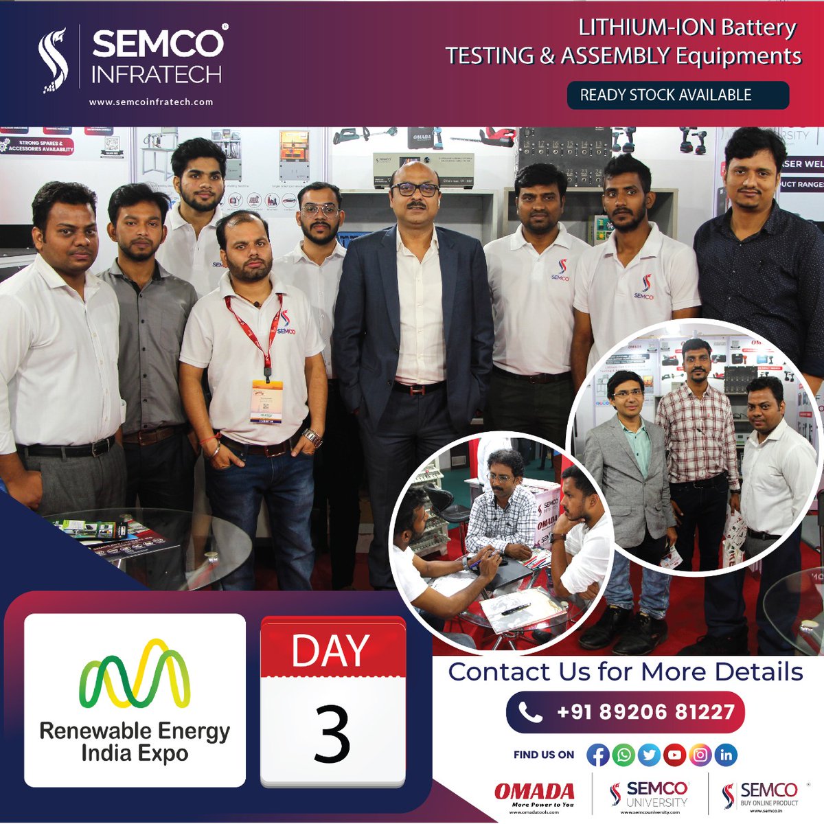 semcoinfratech's tweet photo. Revealing the treasure of Semco Infratech at the Renewable energy India Expo at India Expo Centre Greater Noida, Delhi NCR, Booth No.14.238 | Hall No.14.
.
#semcoinfratech #REI22 #rei22 #renewableenergyexpo #renewableenergy #Indiaexpocentre #exhibition #event #DelhiNCR https://t.co/1YQROqZ2iY