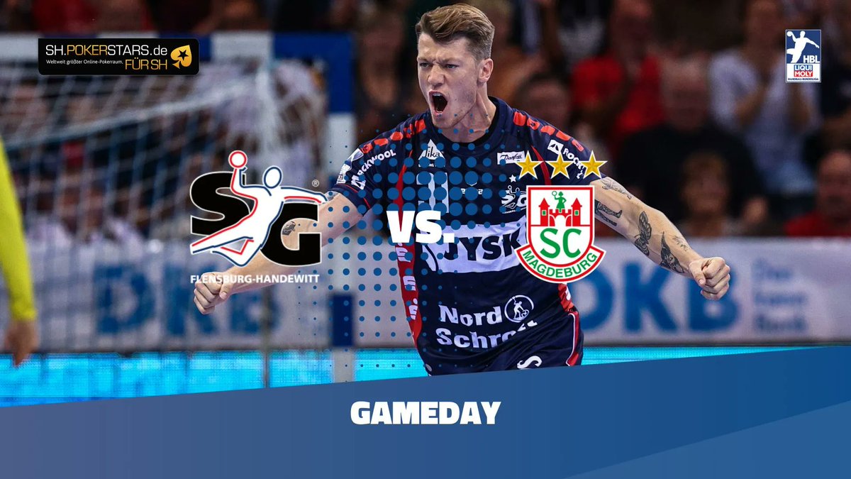 SG Flensburg-Handewitt (@sgfleha) on Twitter photo 🔥 GAMEDAY 🔥
⏰ 18.30 Uhr - @liquimoly_hbl - <a href="/SCMagdeburg/">SC Magdeburg</a>
📍 FLENS-ARENA
😷 Maskenempfehlung
📺 Ab 18.15 Uhr live auf @sky_sportde!
__________
#SGFSCM
#SGPower💙❤️
#OhneGrenzen 🔥 GAMEDAY 🔥
⏰ 18.30 Uhr - @liquimoly_hbl - <a href="/SCMagdeburg/">SC Magdeburg</a>
📍 FLENS-ARENA
😷 Maskenempfehlung
📺 Ab 18.15 Uhr live auf @sky_sportde!
__________
#SGFSCM
#SGPower💙❤️
#OhneGrenzen