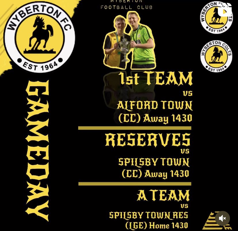WybertonFC's tweet photo. 🚨🚨🚨 Game Day 🚨🚨🚨

@AlfordTown_FC v @WybertonFC 
2:30pm kick off
LN13 9EQ 

Lincs Junior County Cup

@LincolnshireFA @lincsleague @league_radio @lincsfc @endeavoursport 

#UpTheWybo💛🖤 https://t.co/kcdzo6ok6U