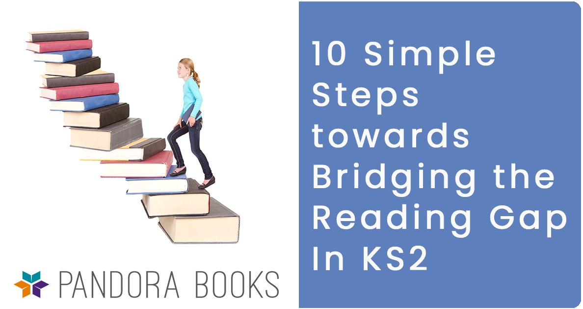 PandoraBooksUK's tweet photo. Every teacher understands the value of #reading on a child’s future academic success, emotional wellbeing &amp; life goals. So, what can be done to enthuse &amp; advance children falling behind in #KS2? Here are 10 steps towards bridging the #ReadingGap #primary https://t.co/UNdnWXauAv https://t.co/ztPj6HQIJR