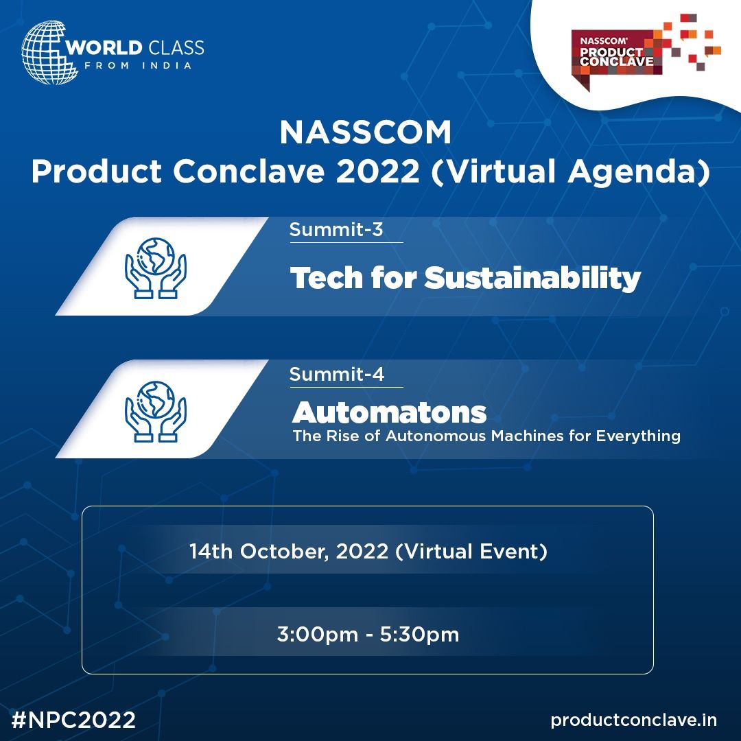 With a host of electrifying themes, unparalleled speakers and panelists, and a stellar agenda, the virtual segment of #NPC2022 is just around the corner! 

Register here: bit.ly/3BAnTaE

#productmanagers #productconclave #NPC2022 #WorldClassfromIndia #IndiaProductified
