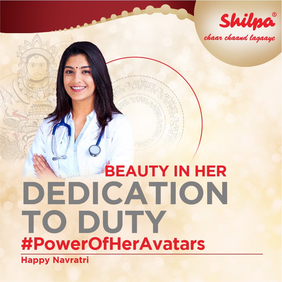 shilpawomen's tweet photo. Her ability to juggle the different aspects of life is second nature; it comes naturally and effortlessly. #PowerOfHerAvatars 

#HappyNavratri #HappyNavratri2022 #TheShilpaWoman #beauty #bindi #india #navratri2022 https://t.co/xznxB8KTMv
