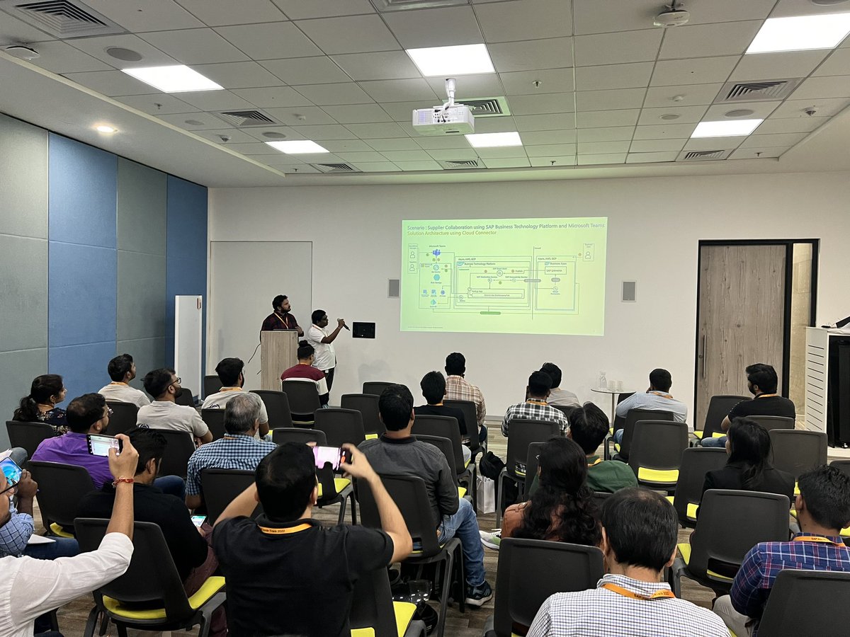 Extend your SAP S/4HANA Business Scenarios into Microsoft Teams

By praveen and lalit
<a href="/SAPInsideTrack/">SAPInsideTrack</a> <a href="/SAPCommunity/">SAP Community</a> @sitblr <a href="/saplabsindia/">SAP LABS INDIA</a> #sitBLR #sap #sapcommunity