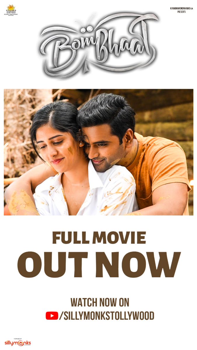 SMTollywood's tweet image. Watch #Bombhaat full movie on Silly Monks Tollywood.
👉 youtu.be/6C2j-z3qkIM 🎞️ ❤️‍🔥🚀

"A tale of twisted love with technology finds itself at the center of a revenge saga 🤯"

@SaiSushanthR @iChandiniC @SimranCOfficial @SuchetaDream
@priyadarshi_i @SMTollywood @SillyMonksNT