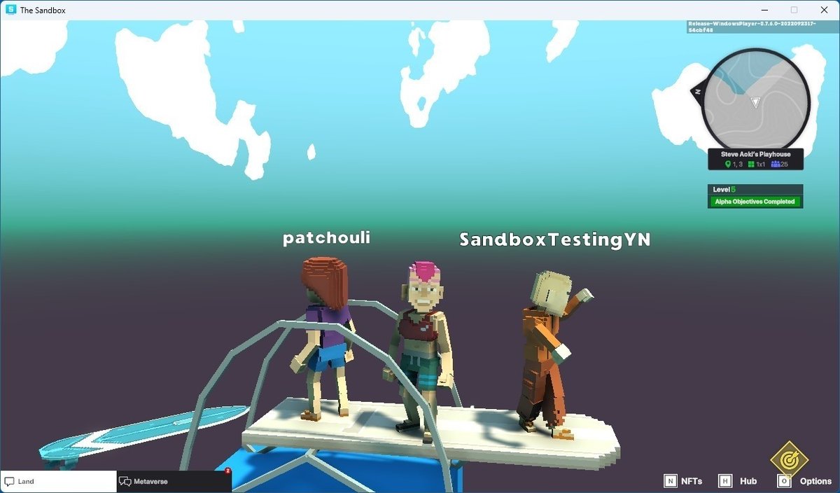 may614531486's tweet photo. @TheSandboxGame @steveaoki I just participated in the #SandboxAlphaS3Giveaway for a chance to win 500 SAND! Found the high diving board in @steveaoki's Playhouse, check out my screenshot below!
👇 https://t.co/FtZvpkql6s