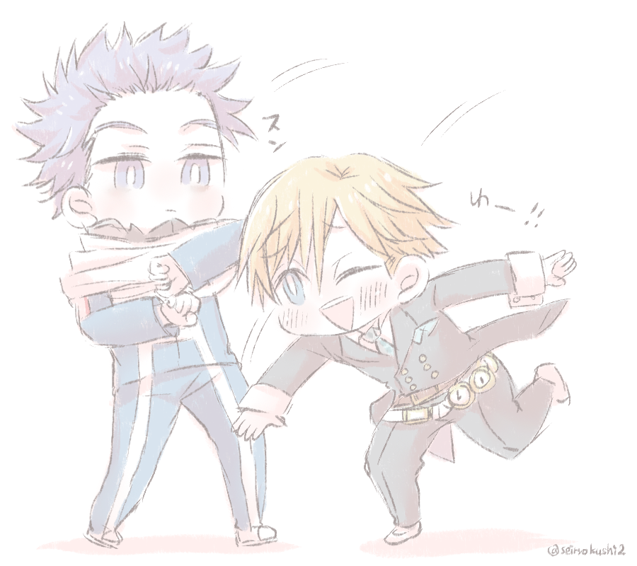 爆豪勝己 「9月分の絵ですなかなかちゃんと描けなかった月ですね今日の物間くんはできれば一週間」|青緑紫🕰のイラスト