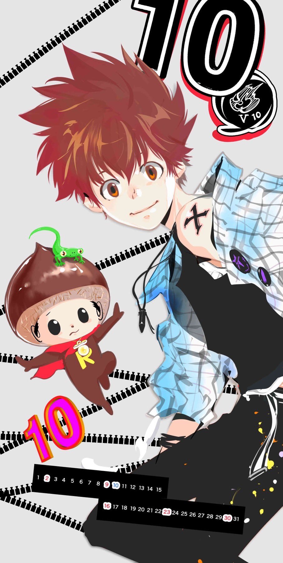 家庭教師ヒットマンREBORN!　リボーン　天野明　原作イラスト　カレンダー 天野明［担当編集］公式 on X: 