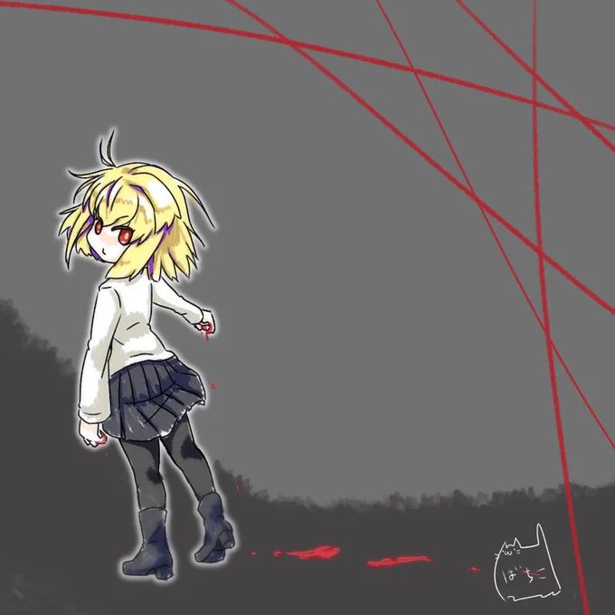 解釈・設定厨の俺「白き姫君であるアルクェイドが血濡れるわけないだろ!」絵を描く俺「……画面映えする」#FGO#月姫 