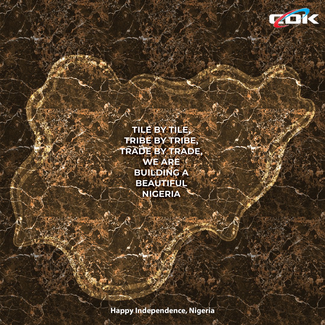 cdkindustriesng's tweet photo. Just like wine that gets better with age, greatness also goes through processes. There is no nation, organization, or people that have not benefited from the experience derived along the journey that ends with greatness.
#cdk #bestintheartoftiles #cdktiles #cdkindustries https://t.co/NBrnigs7HA