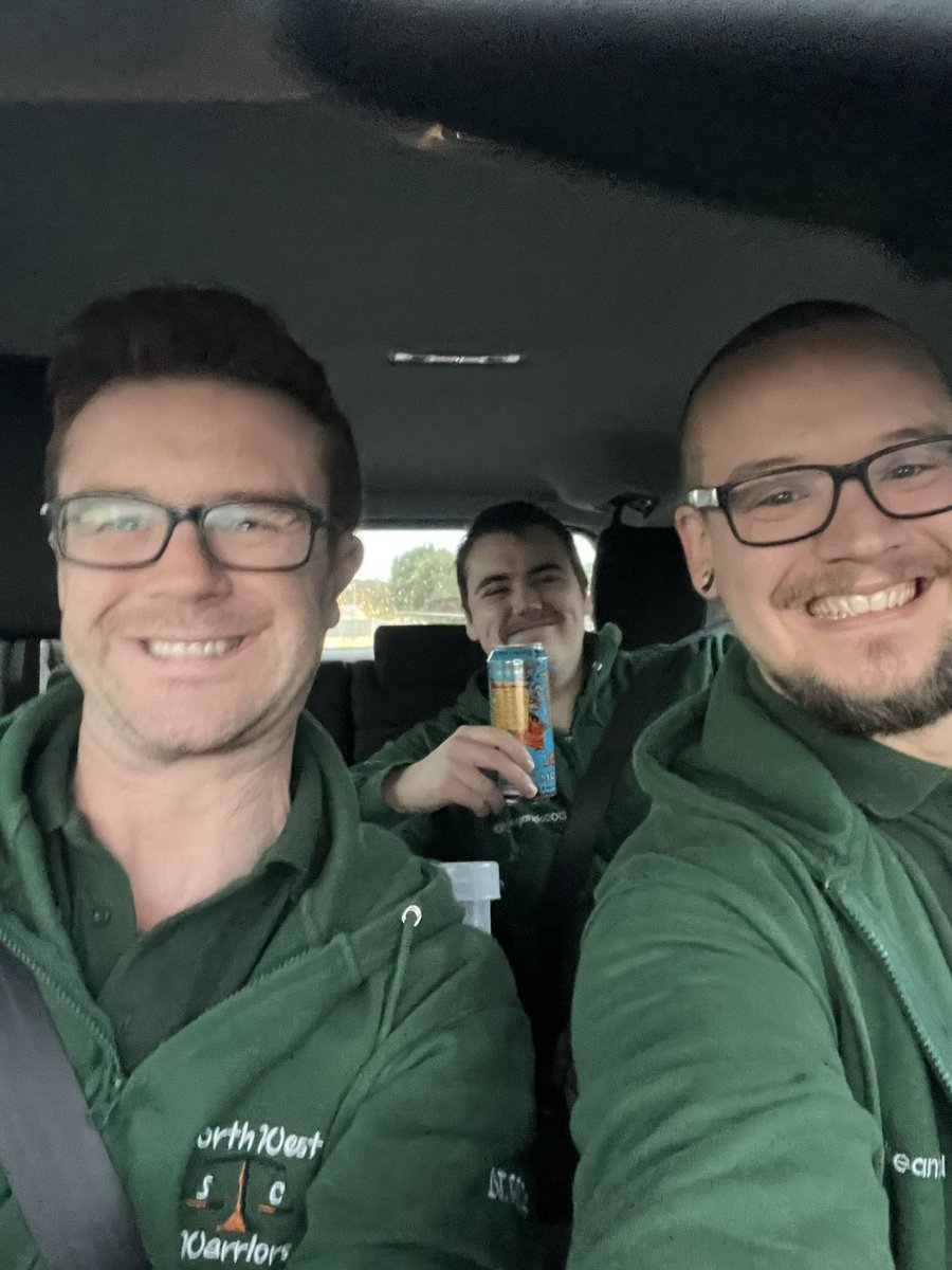 Seantherod's tweet photo. Also early
Also ugly
Also on the way to another tourney!!! 
Car 2 of 2 of the warriors on route to Northern Invasion #northerninvasion22  #WarhammerCommunity #PaintingWarhammer #WarhammerCommunity https://t.co/TZOWvI9bFF