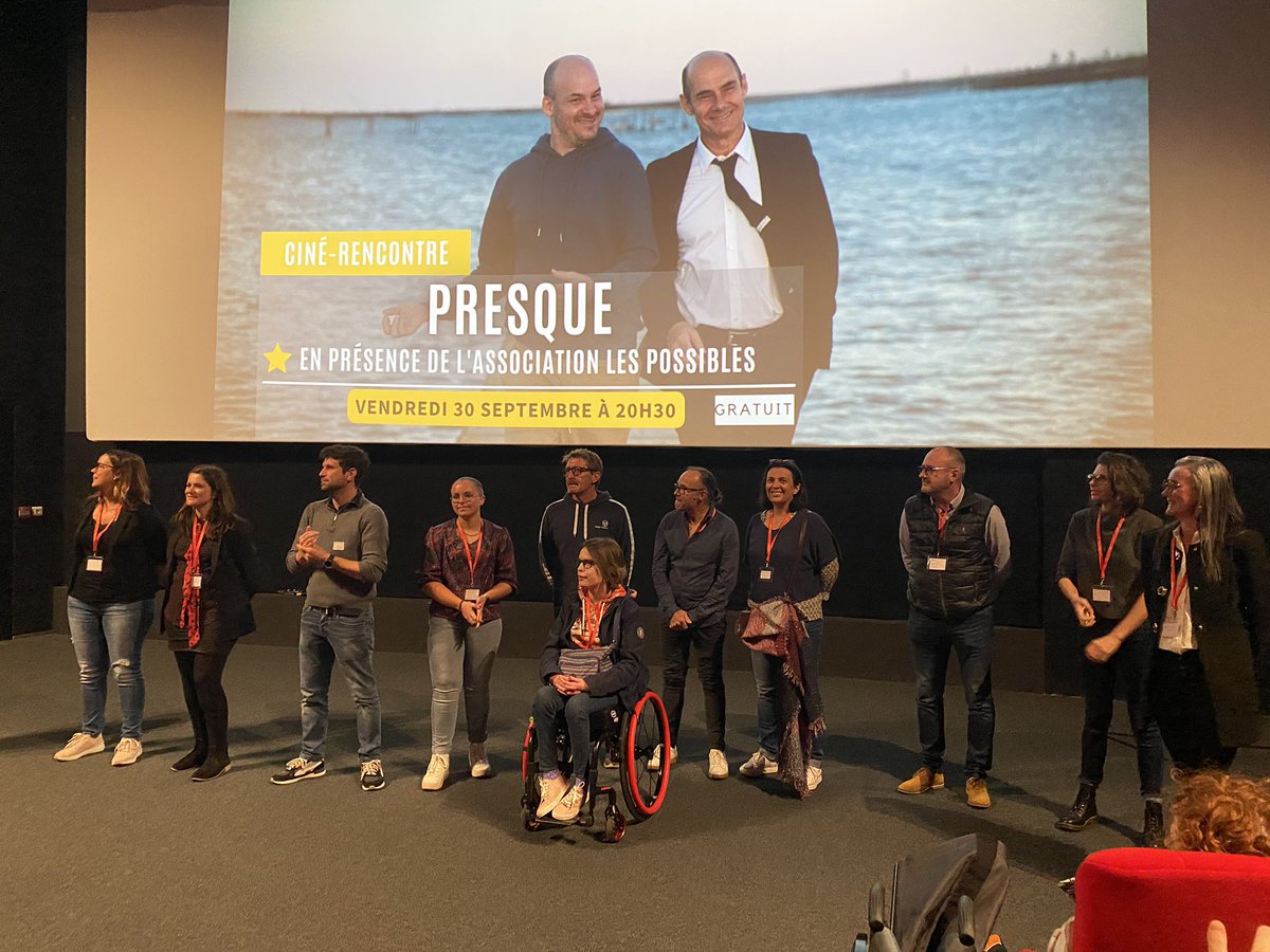 JpLeScornet's tweet photo. Salle pleine au @levoxmayenne  hier pour le débat consacré au #handicap avec le film Presque et des prises de parole et témoignages. Du chemin à accomplir pour une société inclusive mais plein d’initiatives positives, du terrain, pour accompagner, créer du lien, sensibiliser. https://t.co/gBBndhswQg