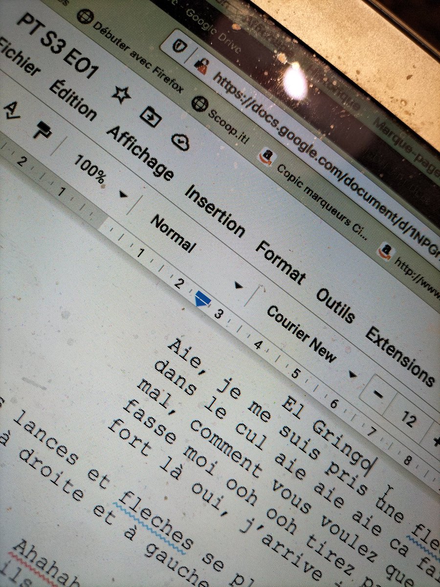 Eh oui ça bosse sur Pamela Target saison 3... Un petit aperçu de l'écriture, avec des morceaux de El gringo dedans #jesensquecavamalsepasser #podcast #ecriture #scenario