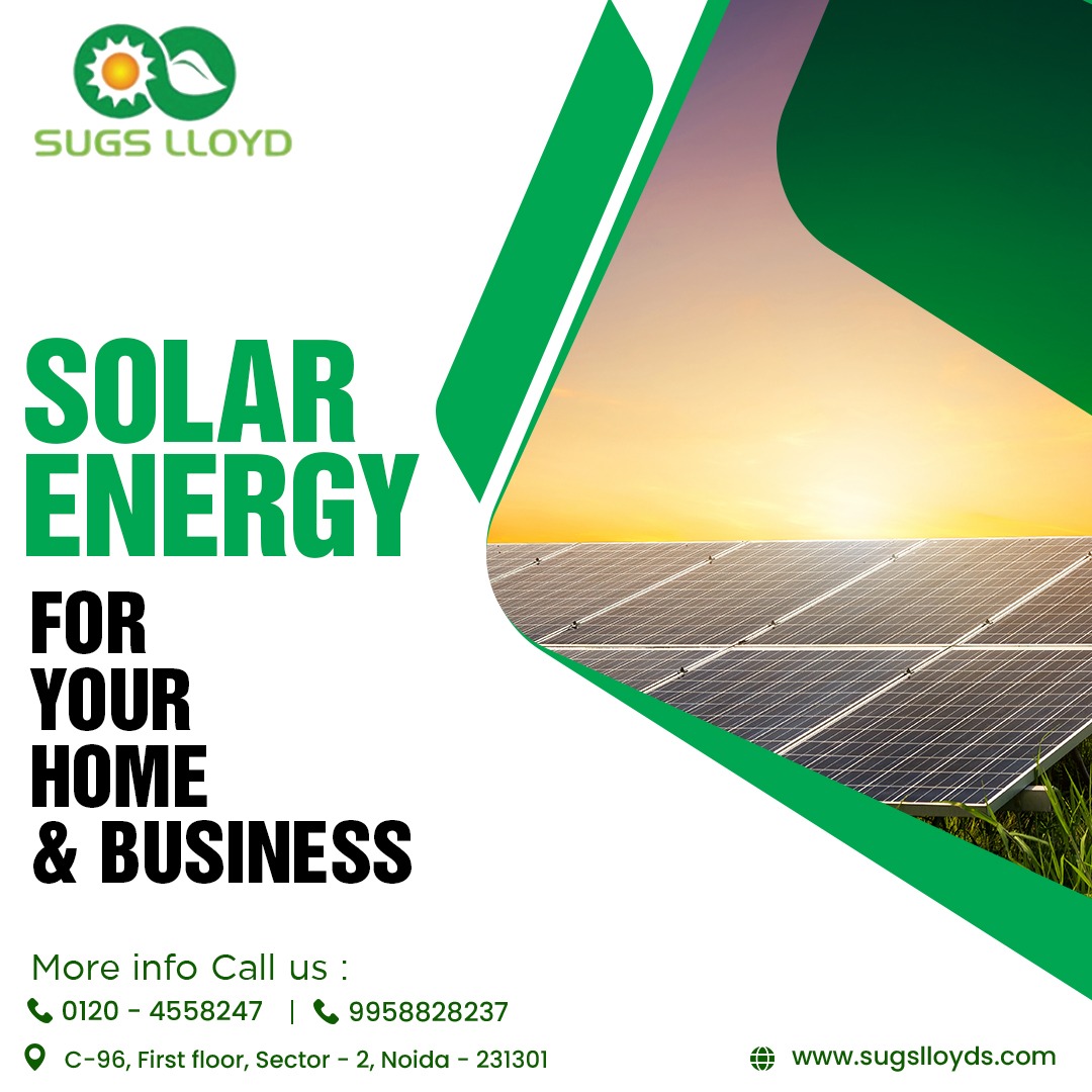 SugsL's tweet photo. 𝗦𝗢𝗟𝗔𝗥 𝗘𝗡𝗘𝗥𝗚��
Sugsllyod-Solar energy is a powerful source of energy that can be used to heat, cool, and light homes and businesses.
✅Rooftop
✅Solar Pump
✅Ground Mounted
☎️Call Now: +0120-4558247
📨Address: C-96, First Floor, Sector 2, Noida 201301
#SugsLloyd #Solar https://t.co/x7IbB8KKQL