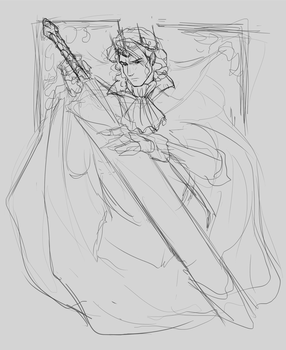 artofEWNA's tweet photo. Call me Boo Boo the Fool for thinking I could do inktobers in reasonable time. Oh well, I'd like to make this nice so maybe I'll just make a whatever piece of it. Slow art wins again
[#FireEmblemFates/#FEXander/#WIP] https://t.co/ehRSEJrlH6