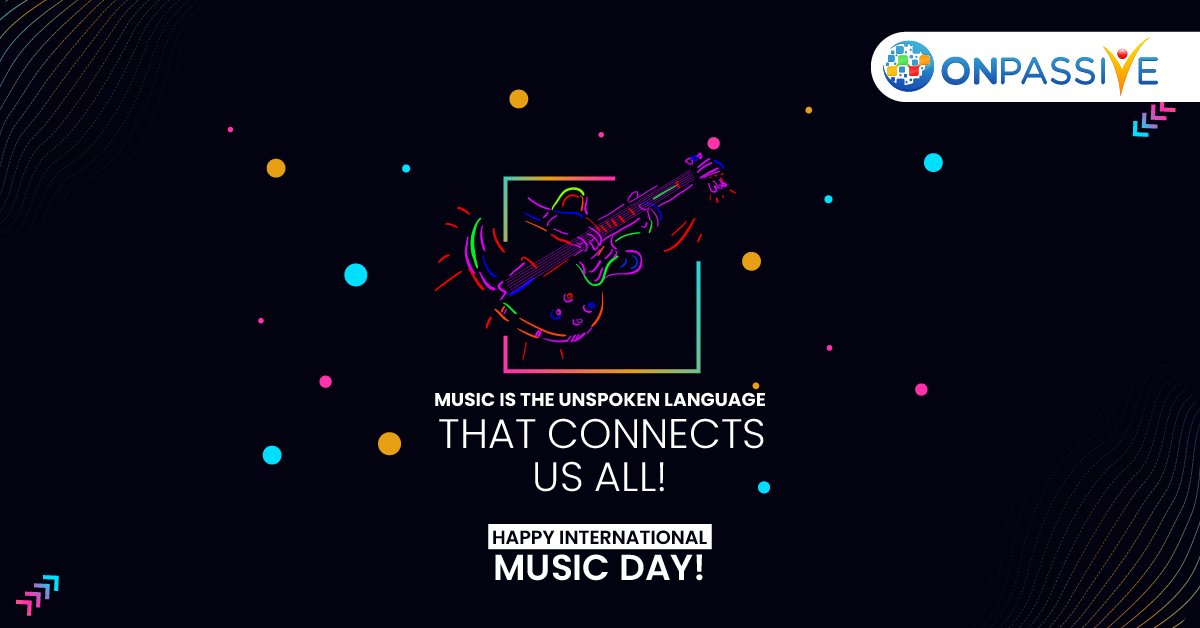 ONPASSIVE's tweet photo. International Music Council, a part of UNESCO's advisory board, celebrates International Music Day on the 1st of October every year.
#InternationalMusicDay #music #musicians #MusicDay2022 #staymusical #worldmusicday #MusicDay #ONPASSIVE https://t.co/1Ov3zfnPcw