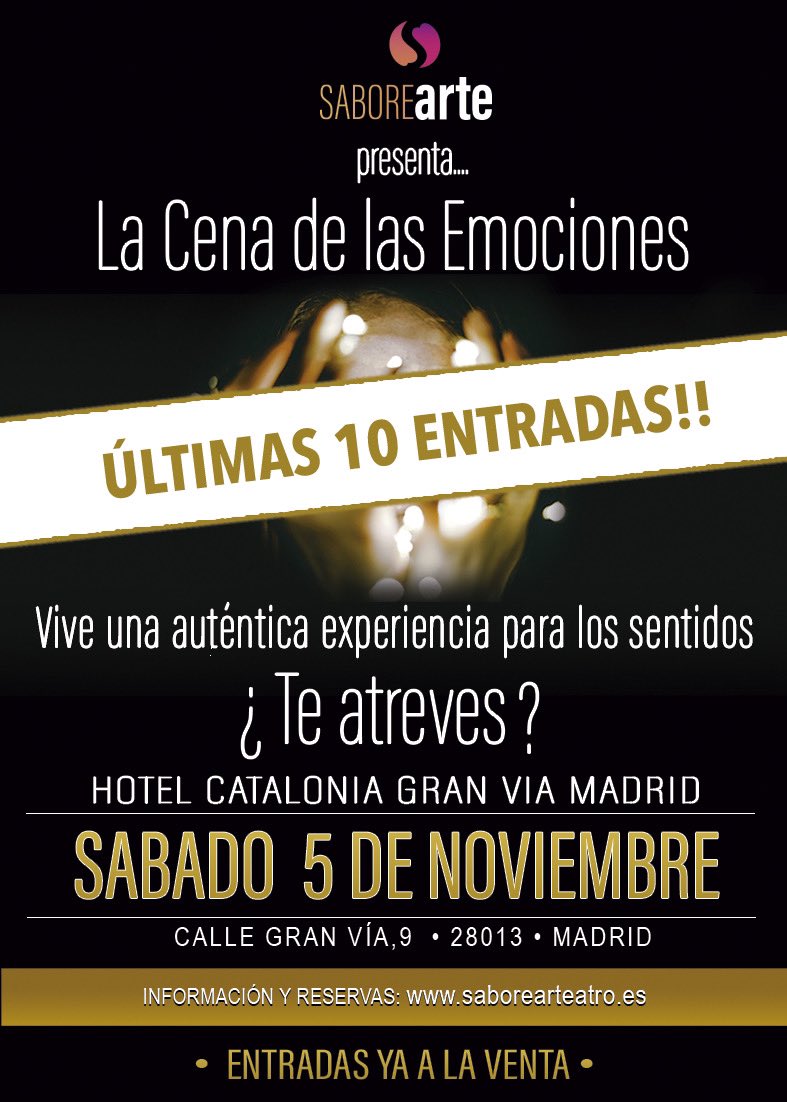 raul_gzv's tweet photo. Por si alguno no lo sabía… tengo una pequeña compañía de teatro se llama @Saborearteatro por si queréis seguirnos. Hoy estamos en Granada, el 15/10 en Córdoba y el 5/11 en Madrid. Más indo en https://t.co/JPJhe0SX05 https://t.co/0qPep5yjJb