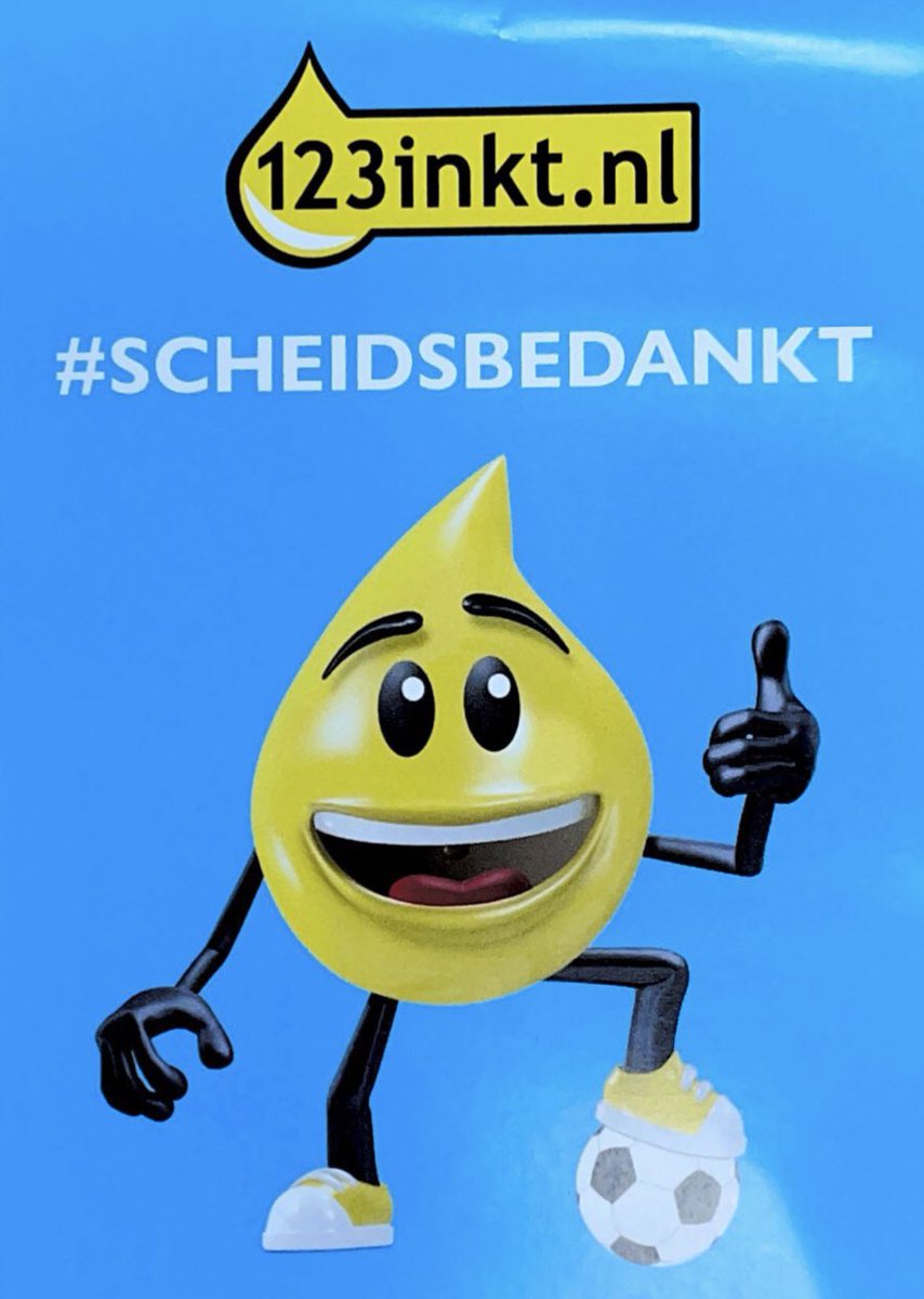 Beste scheidsrechter, namens Hoofdsponsor Jeugd en alle liefhebbers van het Nederlandse Amateurvoetbal: onwijs bedankt! Zonder jou is er geen voetbal mogelijk. Geniet van de aandacht deze week! #SCHEIDSBEDANKT #weekvandescheidsrechter <a href="/123inkt/">123inkt.nl 🖨️</a>