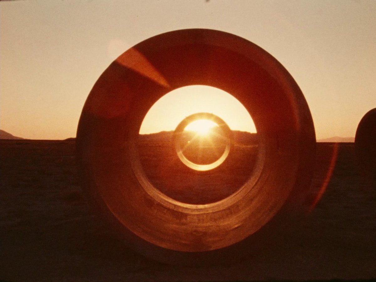 LowndesSarah's tweet photo. My curatorial project The Sun Also Rises launches @CutHalesworth w/ a screening of #NancyHolt’s Sun Tunnels on Sat 15 Oct, 5pm. The show features sculptures by #RogerAckling + new works by @MaryRed71440589 + @idleriver. Book your free ticket here: https://t.co/OnxoaPo3LI (1 of 2) https://t.co/Llhu9o4CAM