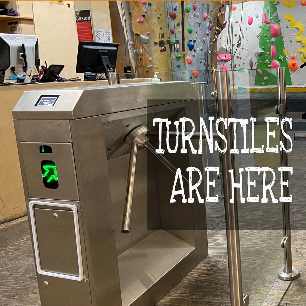 This morning we will be fully activating our turnstiles, meaning that if you want to skip the queue at Reception it is time for you to book online and get streamlined entry through the turnstiles using your Castle barcode. 

More details here: castle-climbing.co.uk/turnstiles