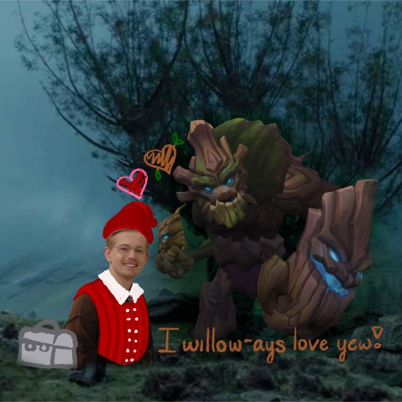 BunBunSquish's tweet image. ⁦@GuldborgReal⁩ ⁦@Quickshot⁩ Request heard and accepted, tree love is free love #maokai #Worlds2022