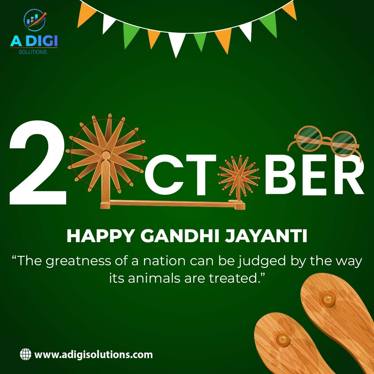 adigi_solutions's tweet image. On this special day, remember what Gandhiji taught and propagated. An eye for an eye makes the whole world blind. Follow non-violence and be kind. Best wishes on Gandhi Jayanti 😇🙌🙏
.
.
.
#gandhijayanti #gandhijayanti22 #gandhijayantispecial #GandhiJayantiWishes #gandhijayanti2
