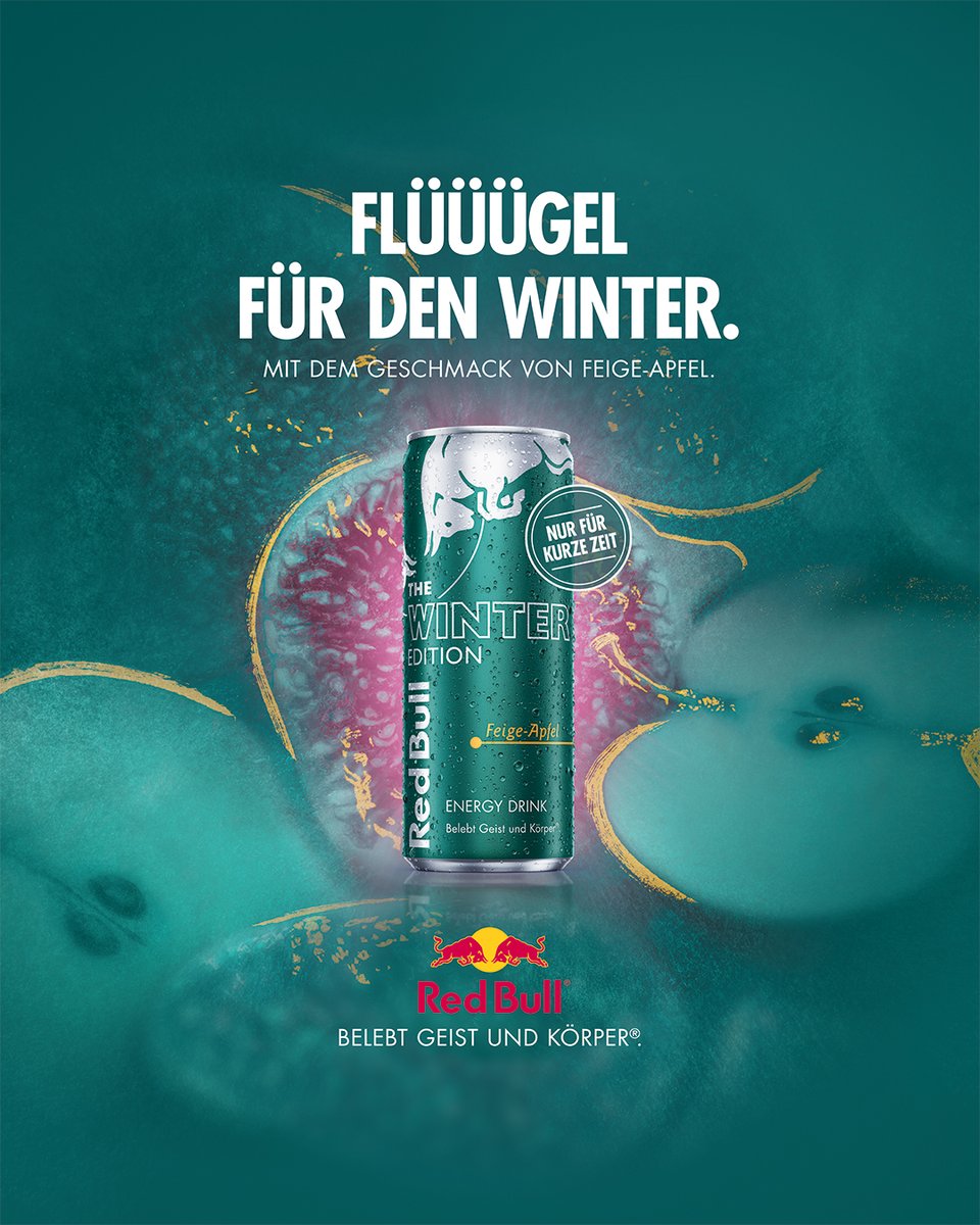Red Bull verleiht Flüüügel on Twitter: &amp;quot;Spritziger Apfel 🤝 fruchtige ...