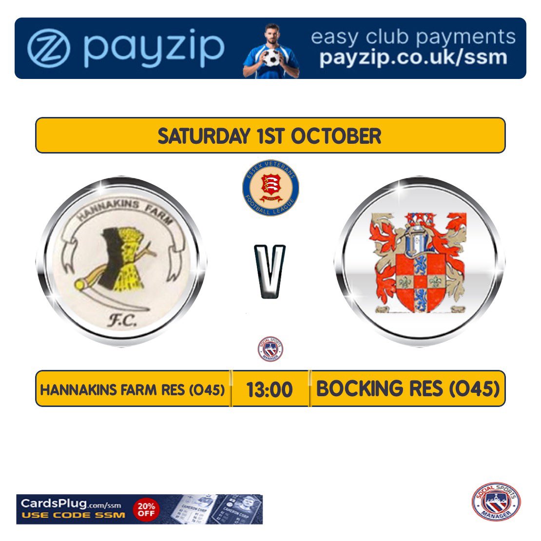 Vets45's tweet photo. Both sides in action in the league today. A couple of tough games and both teams light on numbers due to injuries and availability. 2 wins are a must #upthebocking #COYBV #pointsonthetable @EssexVetsLeague @EssexCountyFA https://t.co/hOdsxiAaxR
