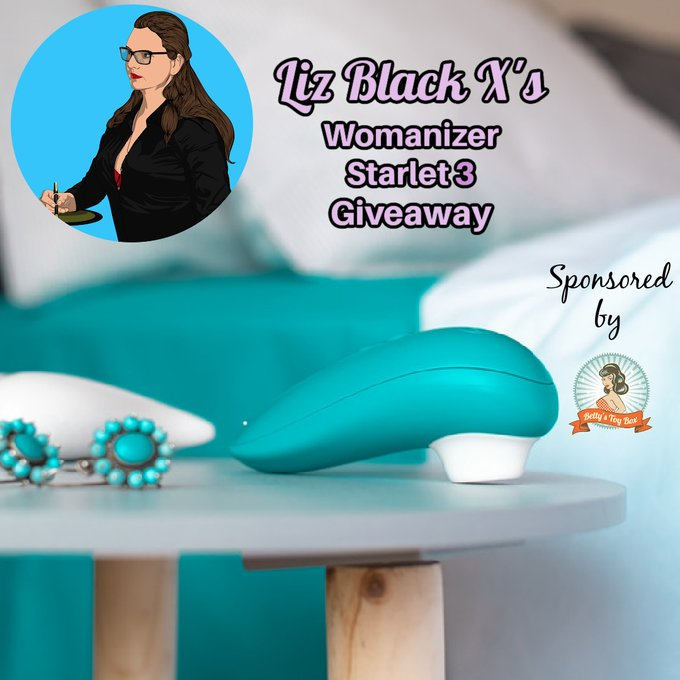Giveaway time! 🎉 Liz Black X and Betty’s Toy Box want you to win a Womanizer Starlet 3. 💝 Follow
 <a href="/Lizblackx/">Liz BlackX</a> AND <a href="/BettysToyBox/">Betty's Toy Box</a>. Bonus entry if you RT. Must be 18+ to enter. Open to international residents. 🌎 Ends Sept 25th 2022. Good luck! 😊
ow.ly/zUin50KMKZn