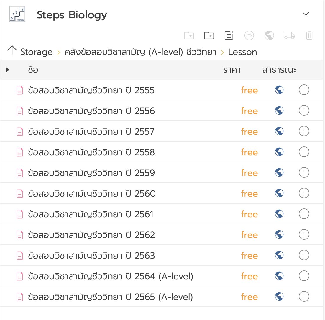 StepsBiology's tweet image. 🧠🫁🫀
แจกไฟล์ pdf ข้อสอบชีววิทยา
วิชาสามัญ ปี 2555 - 2563
A-level Biology ปี 2564 - 2565
📑 พิมพ์ใหม่ ภาพชัด 📑
👇🏼
learnlyplanet.com/solution/playb…
#วันนี้เด็ก66ทําอะไร #กสพท66
#dek66 #TCAS66 #Alevelbiology