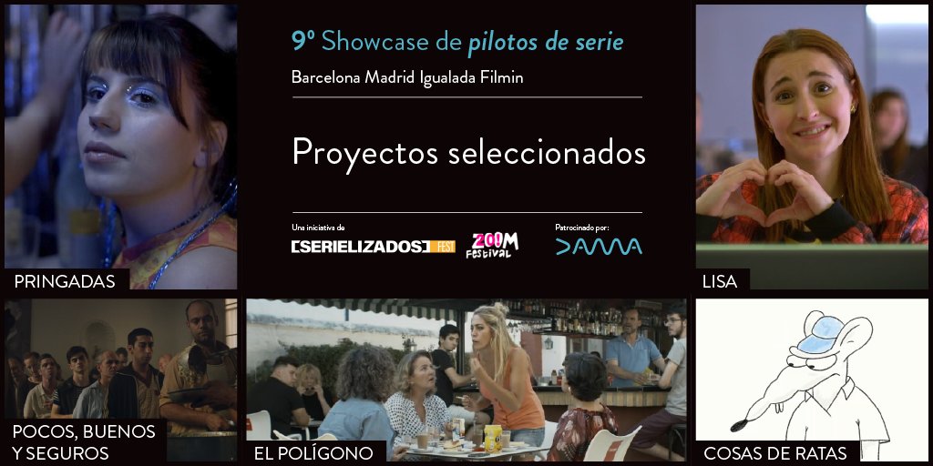 ¡Anunciamos los finalistas de la novena edición del @ShowcasePilots! 📺 'Pringadas', de Belén Puime Bao 📺 'Pocos, buenos y seguros', de Thomas Barrera Howarth 📺 'El polígono', de Thomas Barrera Howarth 📺 'Lisa', de @ingridesantos_ 📺 'Cosas de ratas', de @Pakrolsky