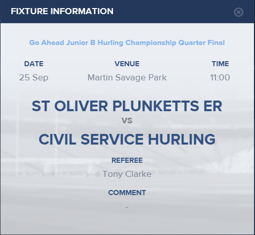 Big games for both teams this weekend

Our Junior B side take on <a href="/plunketts_ie/">St. Oliver Plunkett Eoghan Ruadh GAA Club</a> on Sunday at 11am in the quarter final

Our Junior E side take on <a href="/clgNaFianna/">CLG Na Fianna</a> on Sunday at 3pm in the relegation play off

Best of luck to all involved, supporters welcome as always
#serviceabú