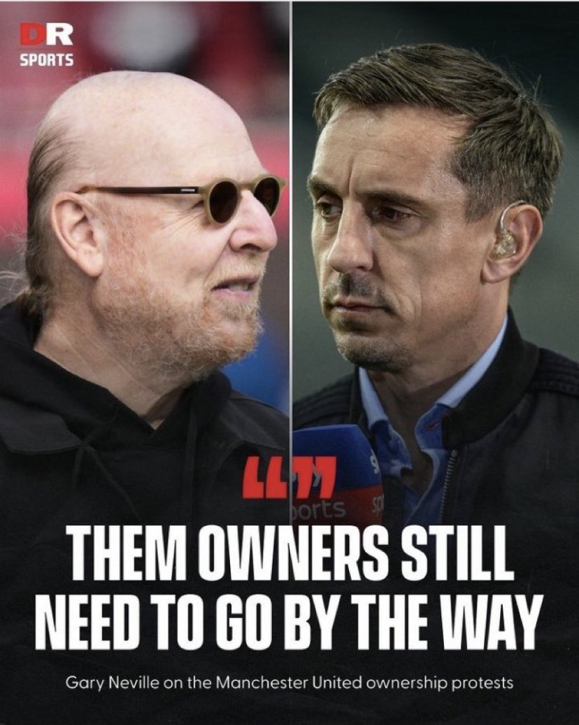 Glazers out tweet media