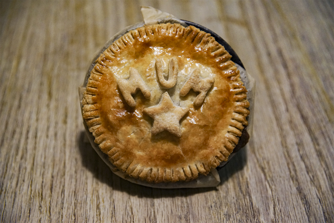 If someone lovely has a Birthday or special occasion, why not treat them to a little surprise? 

We can personalise a pie with an age, a name or a short message, just let us know 24 hrs in advance!