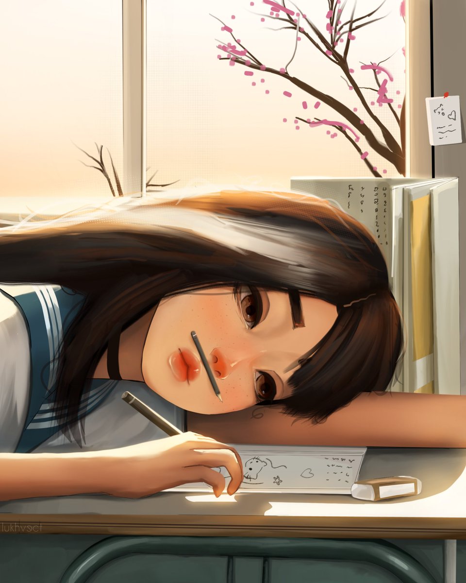 lukhvect_'s tweet photo. Back to school😁 #ArtistOnTwitter #Artist #art #digitalart #drawing #opencommissions #Commission #commisionsopen #cute https://t.co/MTPw0uHONh