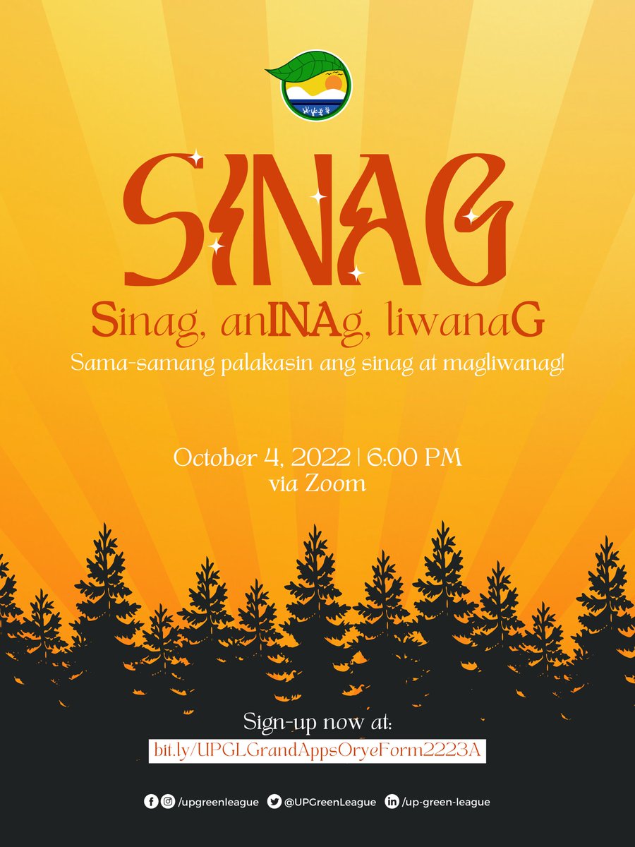 UPGreenLeague's tweet photo. ๐ CALLING ALL ENVIRONMENT WARRIORS ๐
Nature- lover ka rin ba gaya namin at nais na mapabuti ang kalalagyan ng Inang Kalikasan at mga tao? ๐ Kung oo, huwag nang palagpasin pa na maging miyembro ng nag-iisang ๐จ๐ฃ ๐๐ฟ๐ฒ๐ฒ๐ป ๐๐ฒ๐ฎ๐ด๐๐ฒ, ๐๐ป๐ฐ.! ๐ฑ
#ProtectRestoreConserve https://t.co/jIcpSDBsum