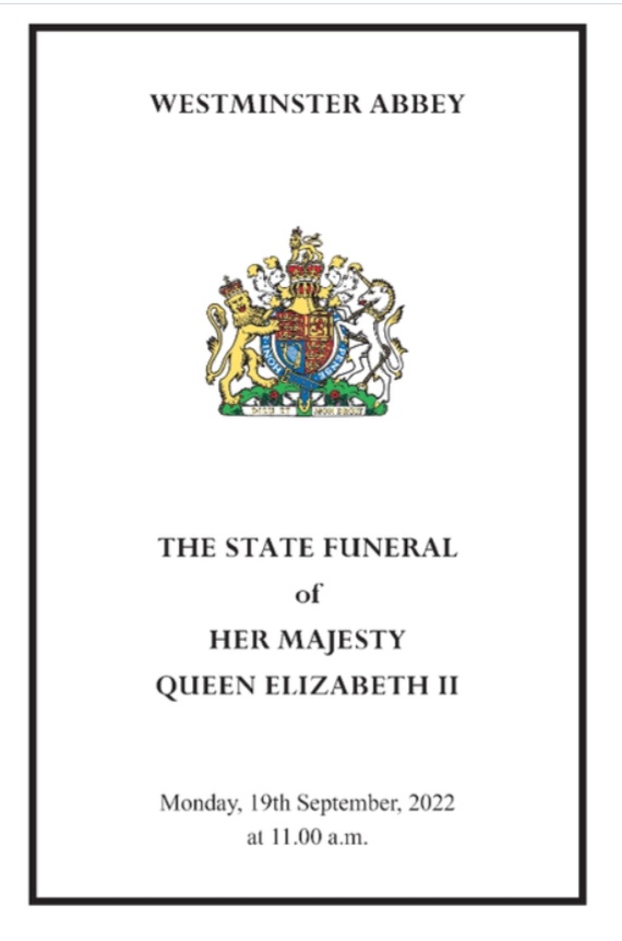 QueenNFTClub's tweet photo. At 11:00 am Her Majesty The Queen's State Funeral will take place at Westminster Abbey. https://t.co/X3TisEaZMJ