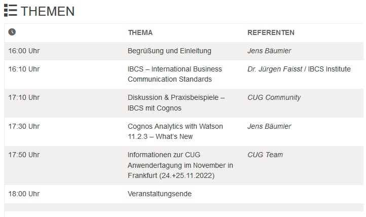 ApparoTrainer's tweet photo. Cognos Analytics Tipp: Dashboards und Reports im IBCS Standard mit Cognos Analytics &amp; Überblick CA 11.2.3 - CUG Videokonferenz am 22.09.2022 - https://t.co/t9btM2dsvd #Cognos #CognosAnalytics #IBM https://t.co/2ns71OFgRQ