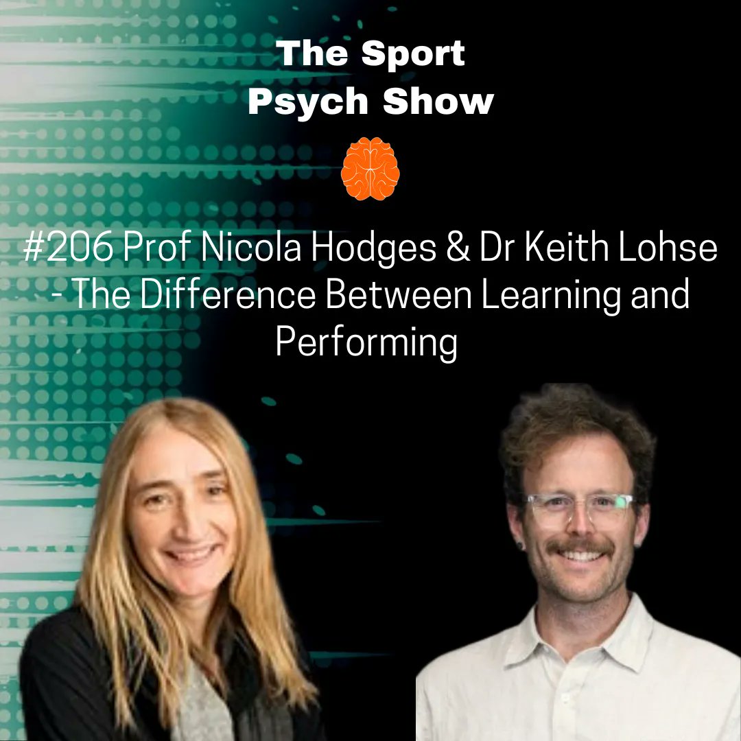 DanAbrahams77's tweet image. New episode of The Sport Psych Show! This week I speak to Prof Nicola Hodges @nicolajhodges &amp;amp; Dr Keith Lohse. We discuss a paper Nikki and Keith have co-authored which discuss challenge-point framework as a model of motor learning. 

A great listen apple.co/3QWbr9r