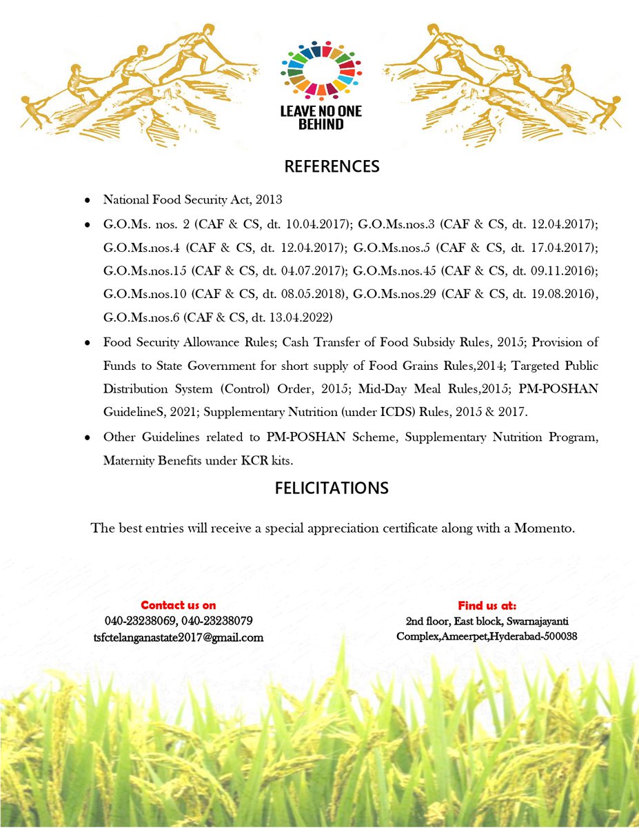 Telangana State Food Commission tweet media