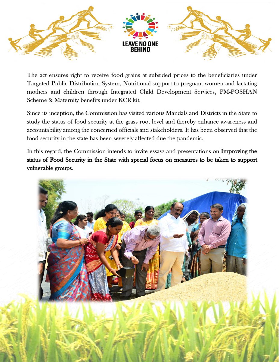 Telangana State Food Commission tweet media