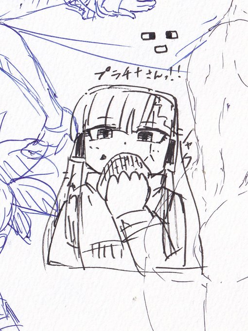 プラチナさんらくがき(今日の副産物) 