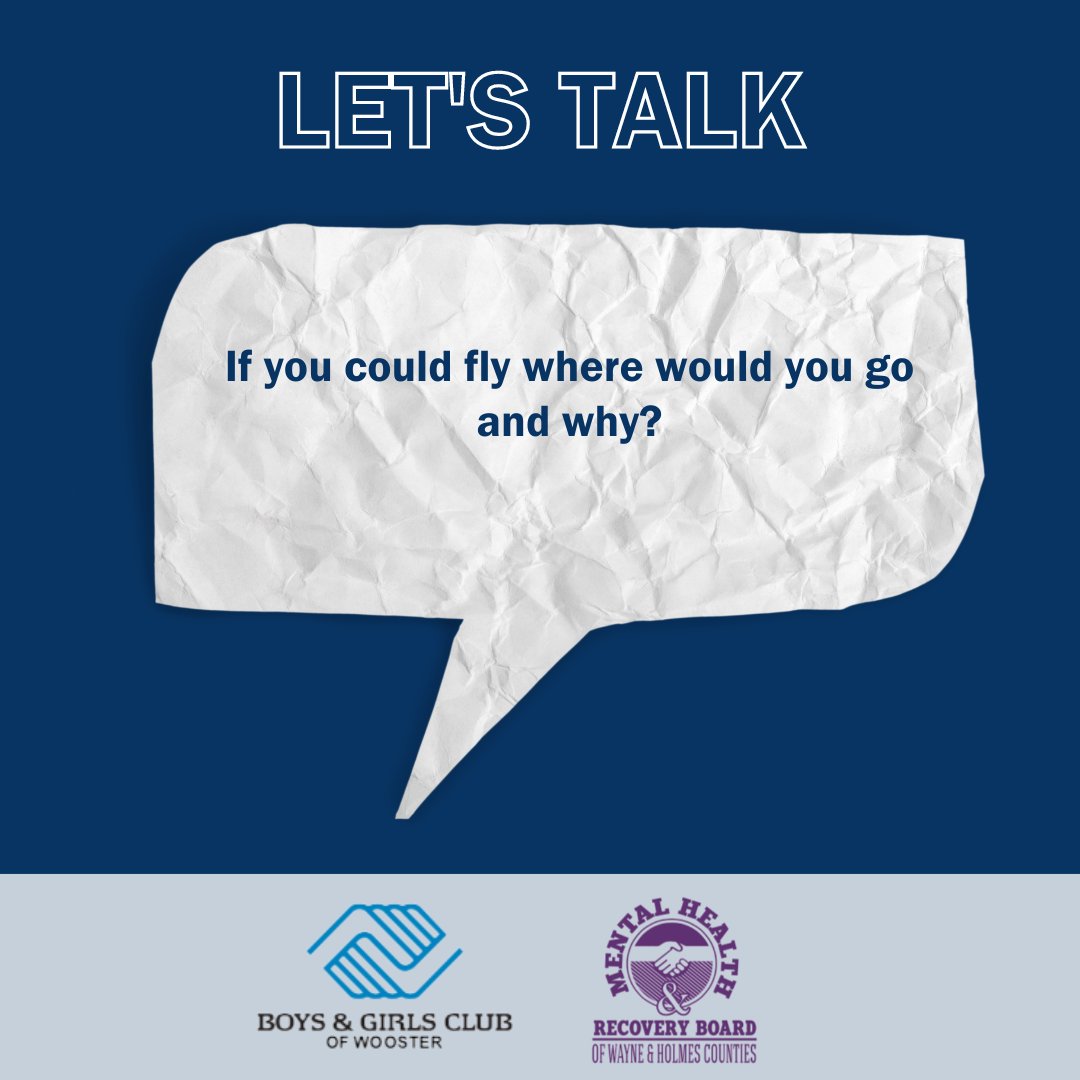 bgcwooster_'s tweet photo. Parents: ask your child this question at the dinner table tonight.

Listen to their answer and reflect on how this might tie into what they are currently feeling in their life.

#boysandgirlsclub #parents #safespaces #mentors #volunteering #boysandgirlsclubofamerica https://t.co/6DmJOwPveB