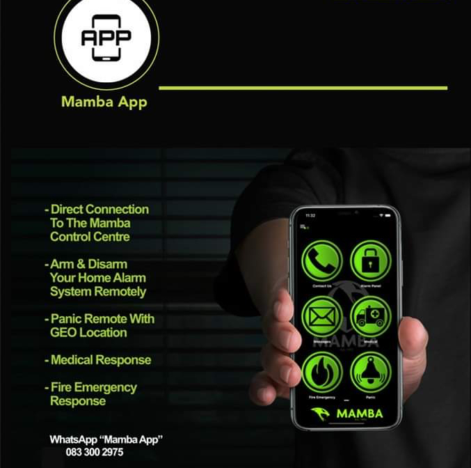 Mamba_Group's tweet photo. Mamba security app helps you monitor your home or business with our remote alarm monitoring capabilities. Arm and disarm your system remotely and get real-time push notifications straight to your smart phone.

For more info WhatsApp “Mamba App” to 083 300 2975. https://t.co/DG93PhEOOv