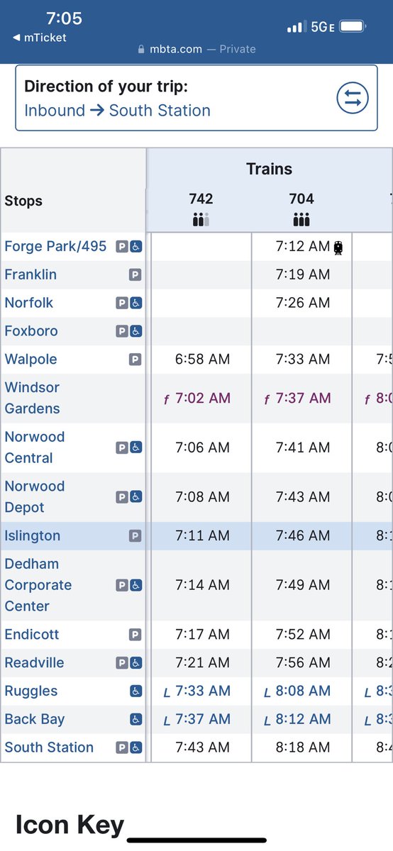 memgs26's tweet photo. @MBTA_CR when will train #742 get to Walpole? https://t.co/0Y7elb7xcM