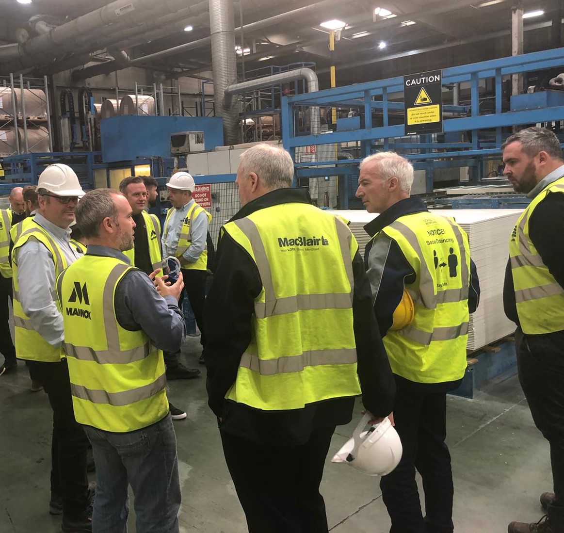 MannokBuild's tweet photo. We're grateful @MacBlair5 #buildersmerchants recently visited us to learn more about our #buildingmaterials. During their visit, #TeamMacBlair had product training from our technical experts &amp; tours of our Aircrete #ThermalBlocks, #Cement &amp; #PIRInsulation facilities. #mannokmade https://t.co/haaassVoFx