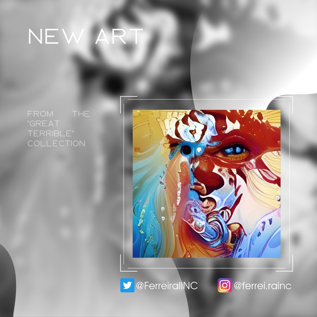 𝐆𝐨𝐨𝐝 𝐝𝐚𝐲, 𝐍𝐅𝐓 𝐥𝐨𝐯𝐞𝐫𝐬!

New day - new art! Another art from the "Great terrible" collection🙌
Welcome!

😉I will be very happy if you subscribe and can see a whole collection of 1000 NFT art

#NFTアート #NFTcollections #NFTdrops