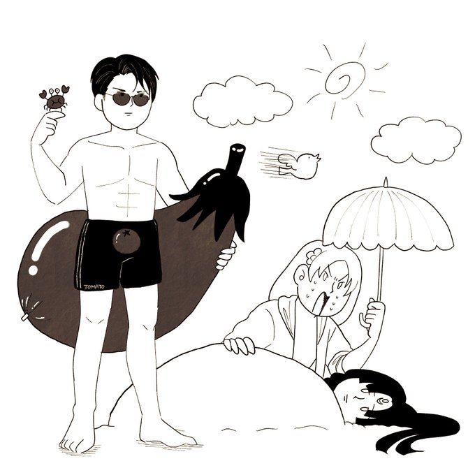暑いよね のイラスト マンガ コスプレ モデル作品 225 件 Twoucan