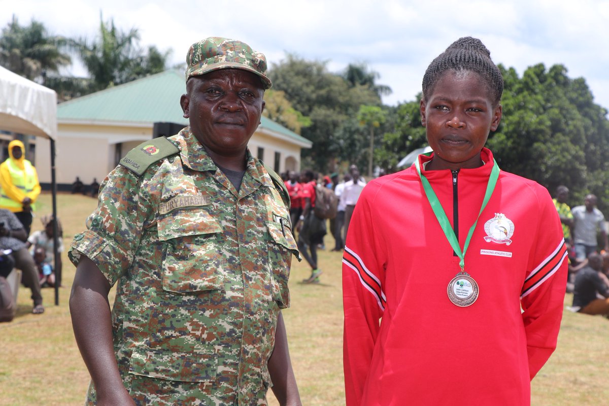 UgandaPrisons's tweet photo. UPS SPORTS UPDATES
Winifred Atimago gets a Silver Medal 🥈 in Long Jump (Women) while Belinda Chemutai settles for a bronze 🥉 in the 1500 M third position.
The race continues in various categories as Uganda Prisons dominance is on
#VivaUgandaPrisons
#InterForces https://t.co/f3PQEhIZBZ