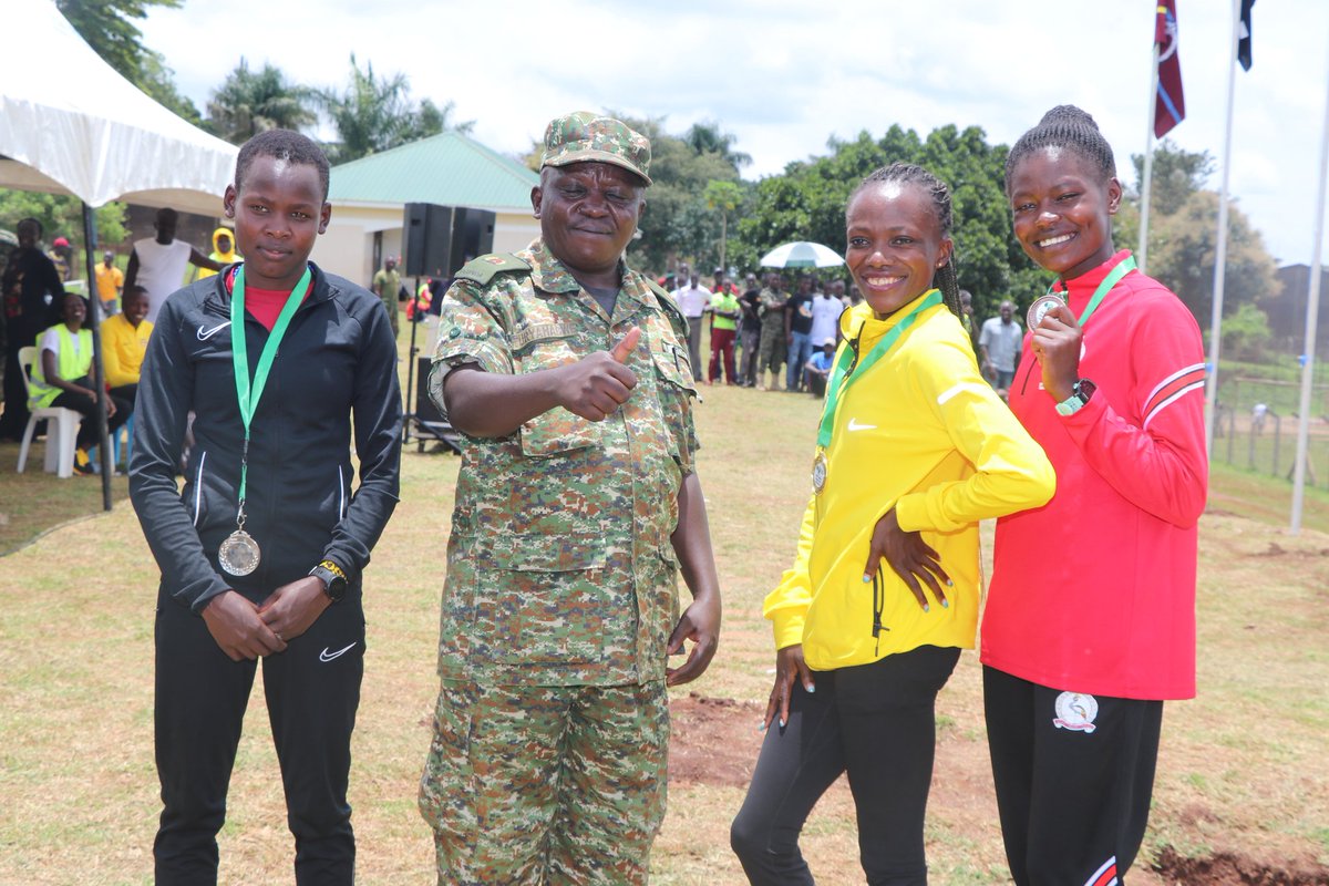UgandaPrisons's tweet photo. UPS SPORTS UPDATES
Winifred Atimago gets a Silver Medal 🥈 in Long Jump (Women) while Belinda Chemutai settles for a bronze 🥉 in the 1500 M third position.
The race continues in various categories as Uganda Prisons dominance is on
#VivaUgandaPrisons
#InterForces https://t.co/f3PQEhIZBZ